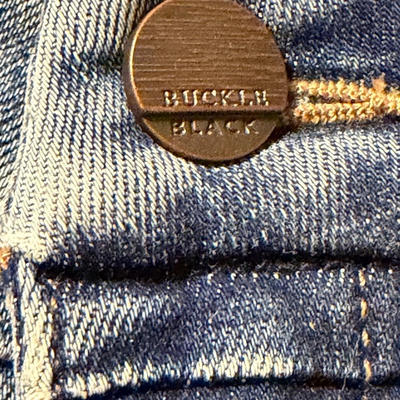 Buckle Black Denim Jeans - Picture 5 of 7